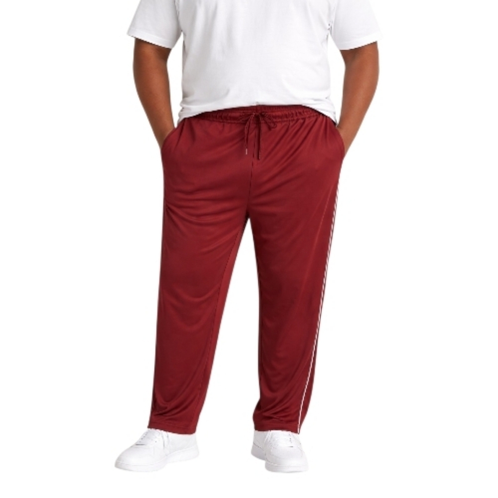 Solaris NWT Men's Track Pant Big & Tall Size 3XB Brick Red